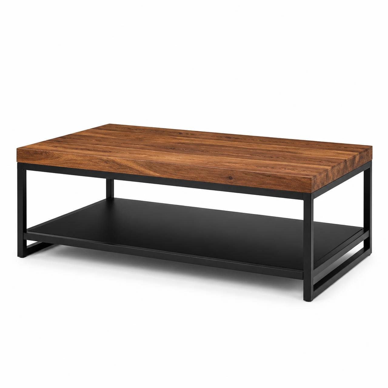Wood & Metal Center Table