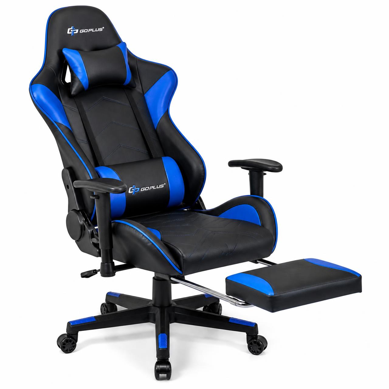 Gaming Chair with Footrest